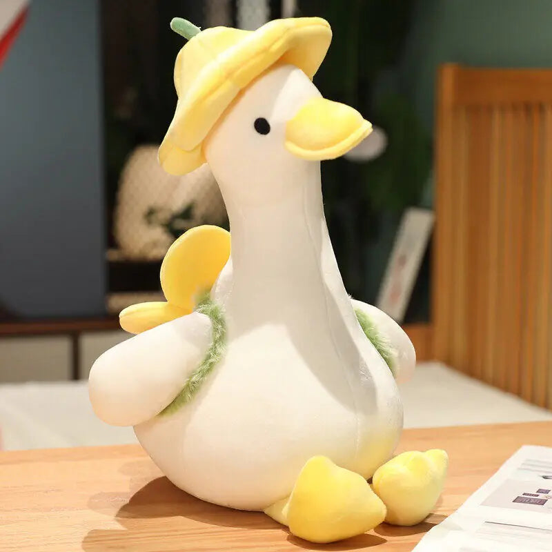 CuddleBuddy Velvet Duck Plush - Portable Travel Size