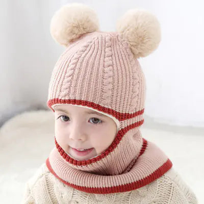 Baby Winter Scarf and Hat Set