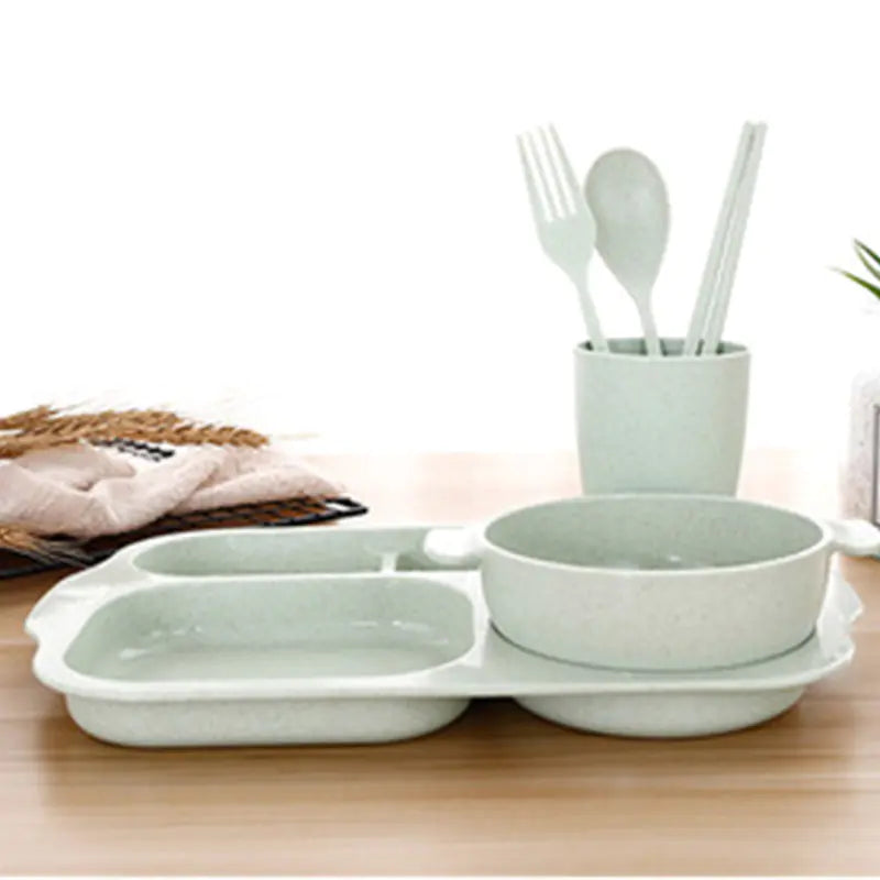 Eco-Friendly Kids' Wheat Dining Set