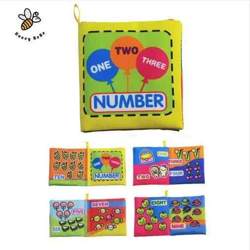 Baby English Fabric Book for Early Education and Learning