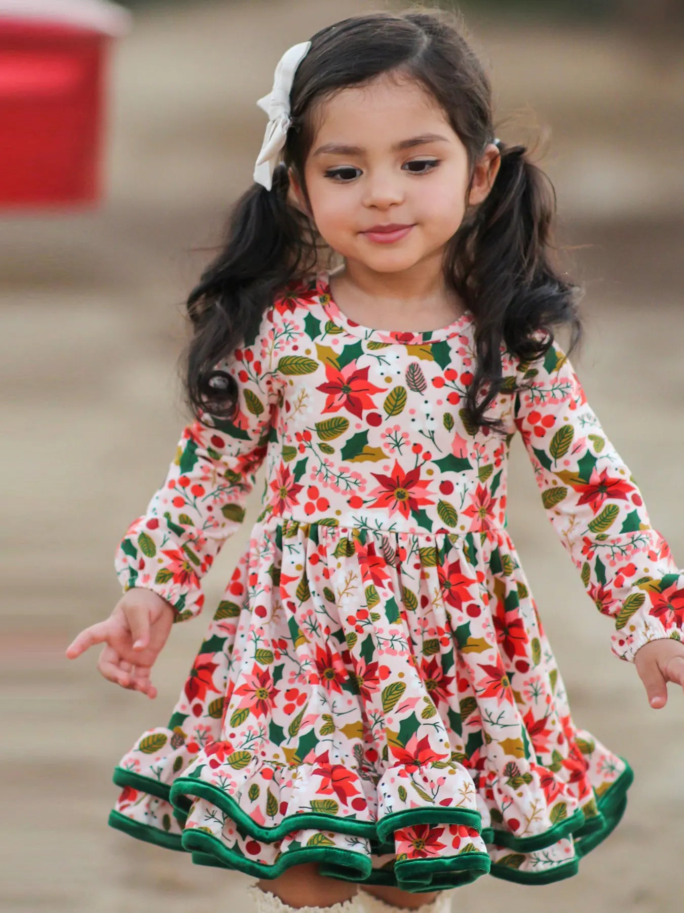 Girls' Special Printed Fashion Dress