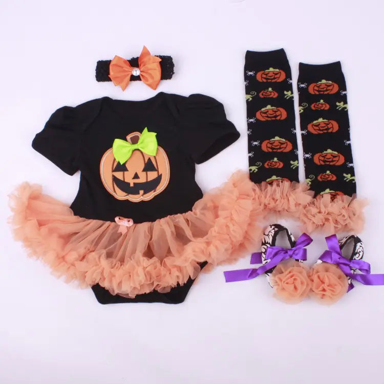 Infant Skeleton Halloween Costume Set