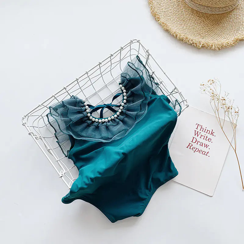 2024 Summer Girls' Swimwear Princess One-Piece Outfit