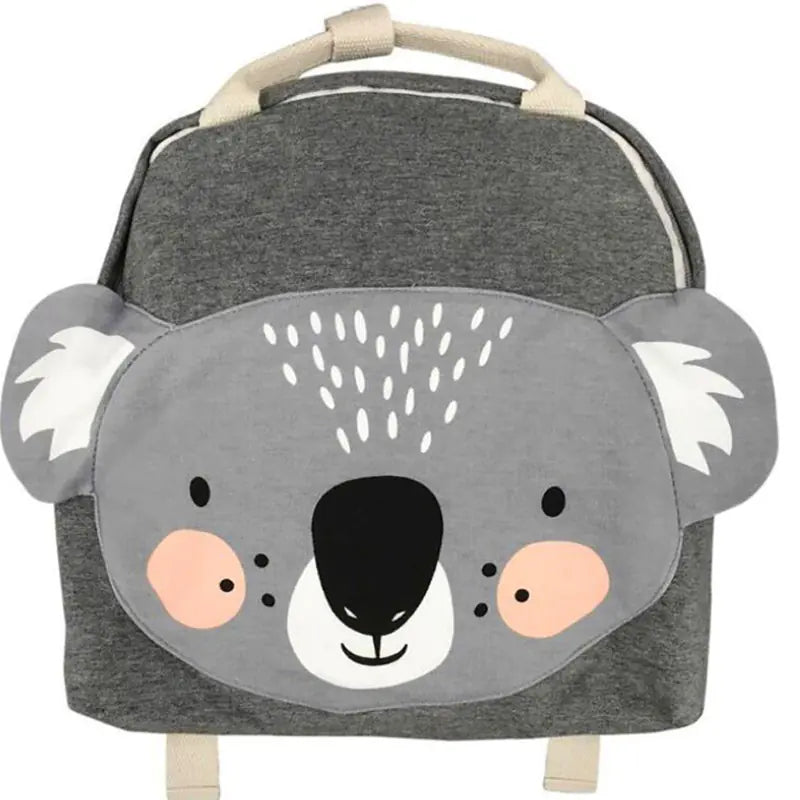 3D Cartoon Animal Backpack for Kids' School