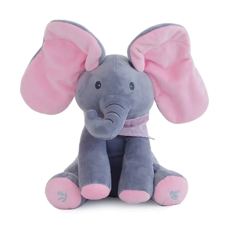 Interactive Elephant Plushie – Peekaboo Play
