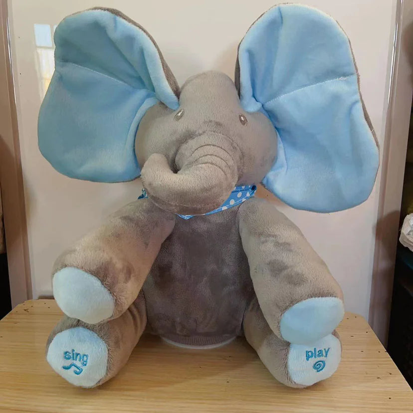 Interactive Elephant Plushie – Peekaboo Play