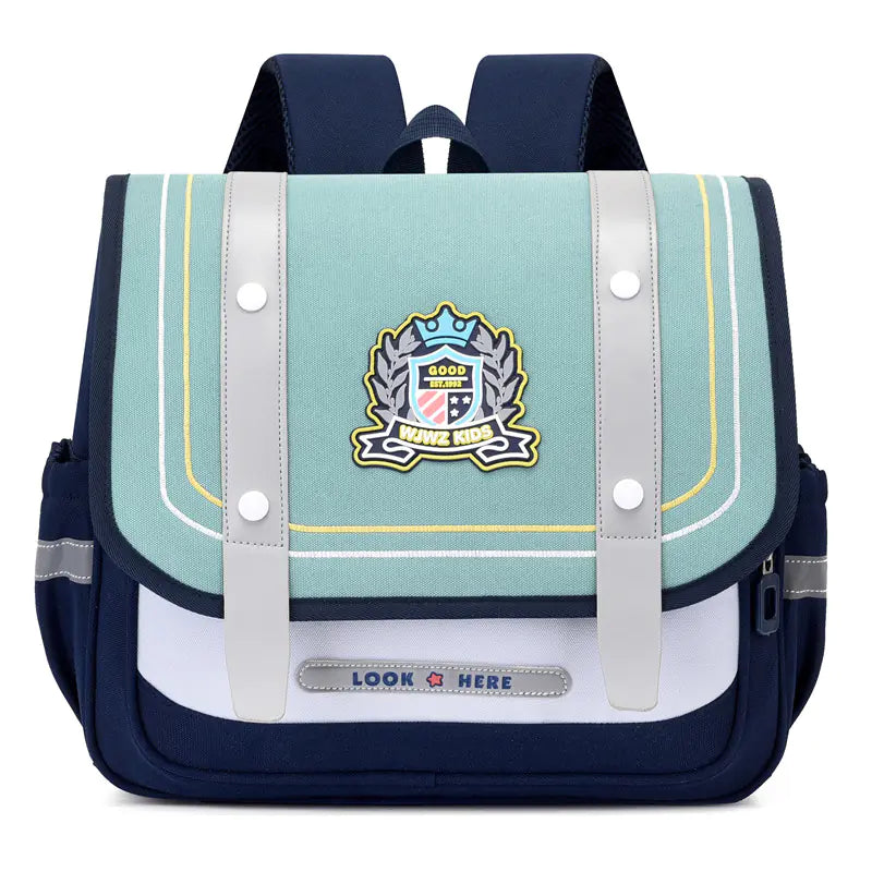 British Style Children's Backpack for School Students