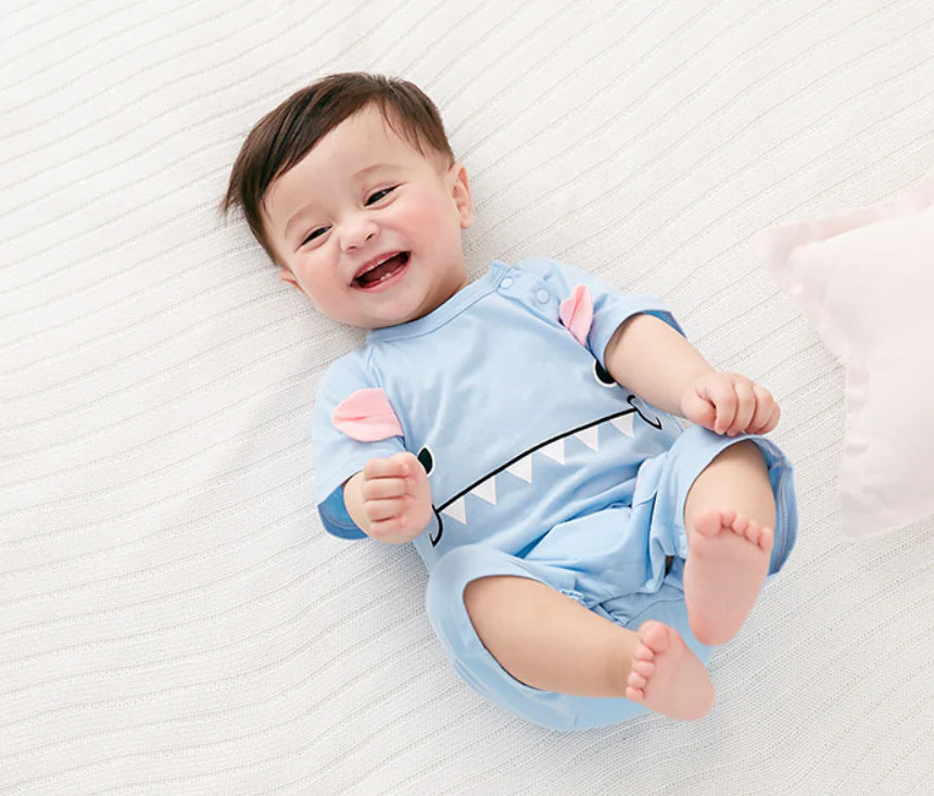 Boys' Summer Cotton Romper - Korean Trend