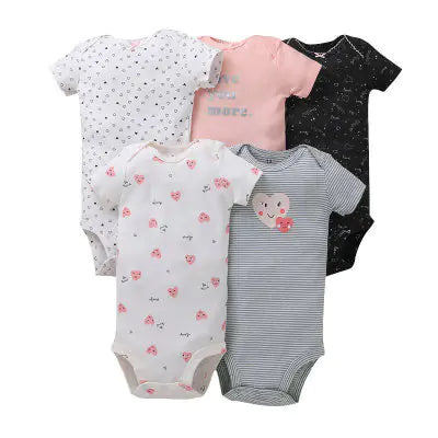 Bright & Comfy Infant Romper Bundle (5pc)