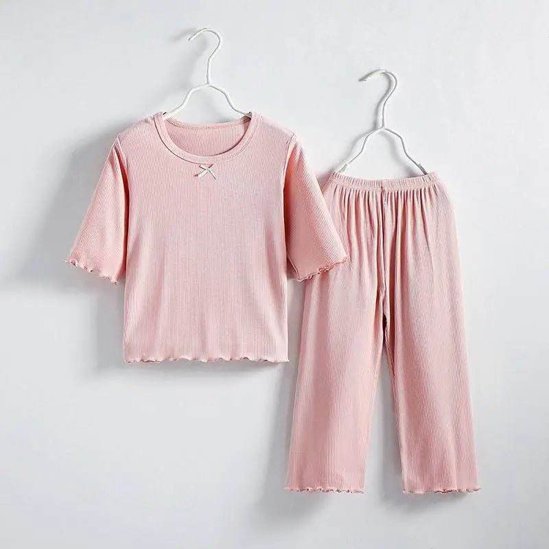 Girls Summer Pajama Sets for Ages 7-17 Years