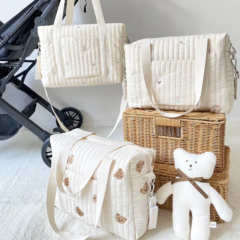 Multifunctional One Shoulder Diaper Mommy Bag