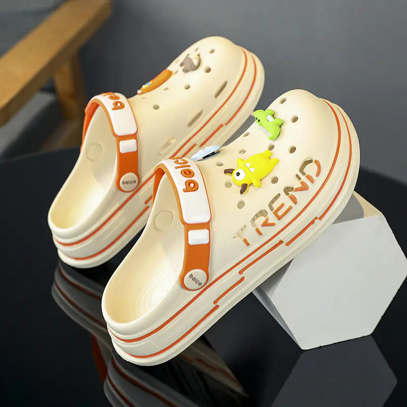Dino Delight Kids' Summer Clogs