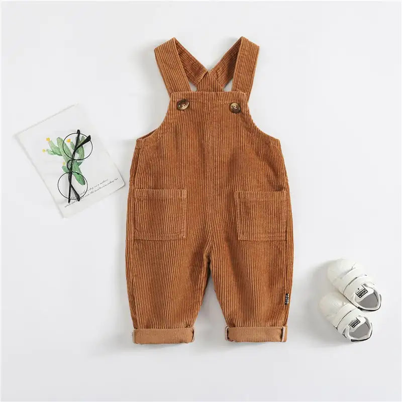 Denim Suspenders Trousers for Boys and Girls