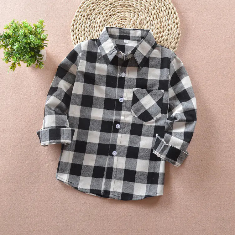 Boys' Checkered Shirt