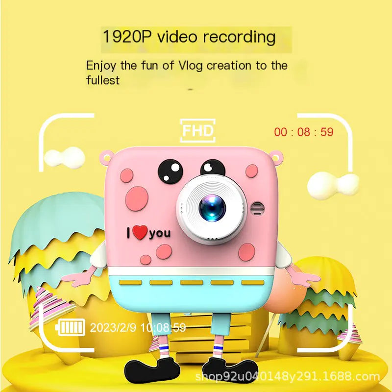 New Kids' HD Digital Cartoon Camera for School Use