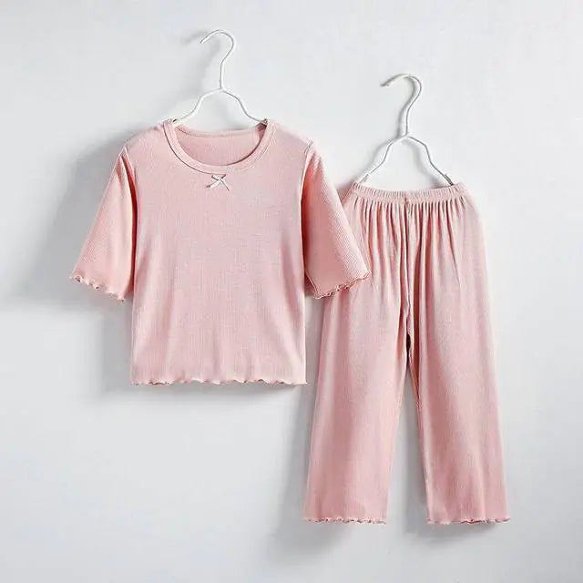 Girls Summer Pajama Sets for Ages 7-17 Years