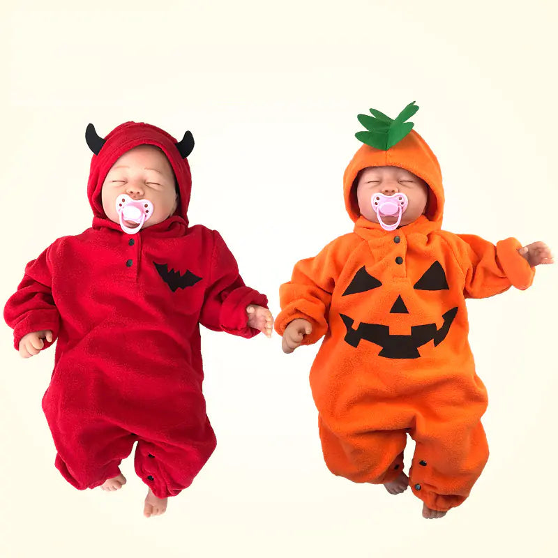 Autumn Pumpkin Baby Romper