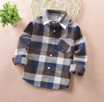 Boys' Checkered Shirt