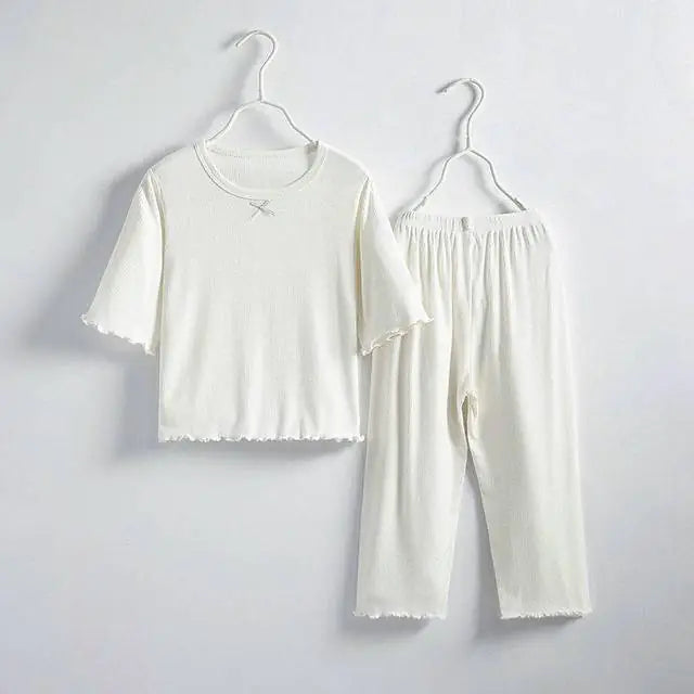 Girls Summer Pajama Sets for Ages 7-17 Years