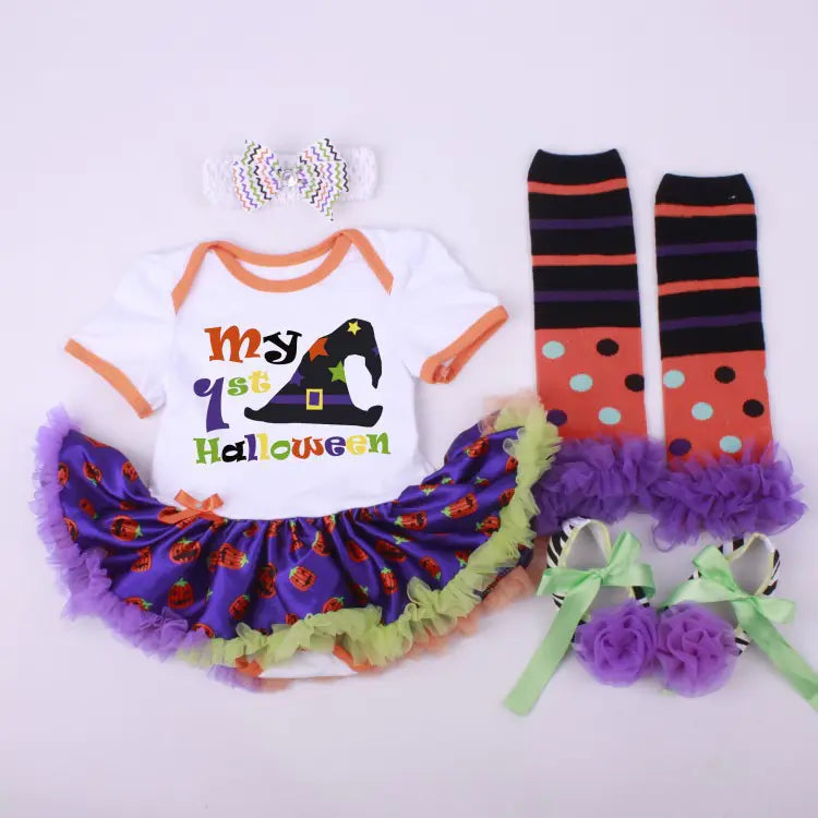 Infant Skeleton Halloween Costume Set