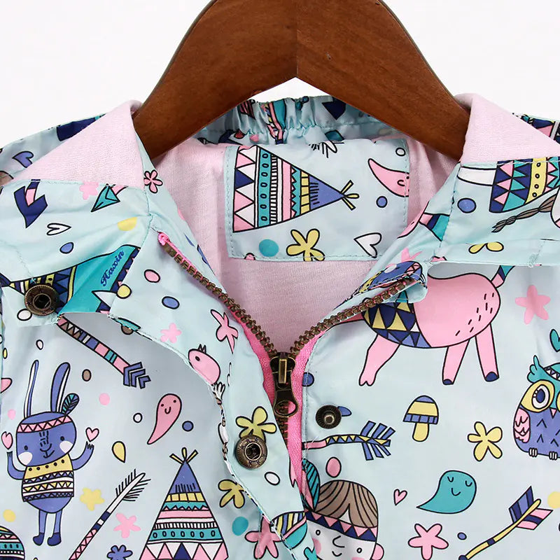 Kids' Casual Hooded Jackets in Gray and Blue
