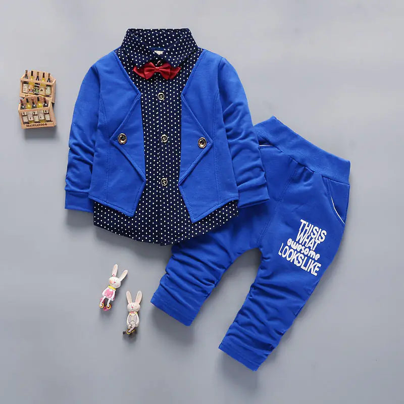 Boys' Casual Two-Piece Suit Set