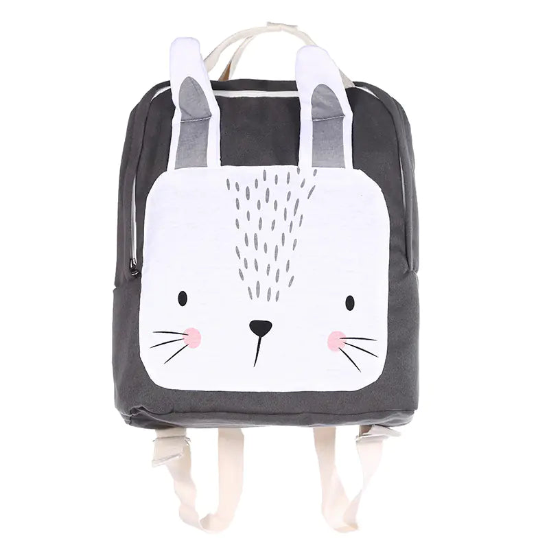 3D Cartoon Animal Backpack for Kids' School