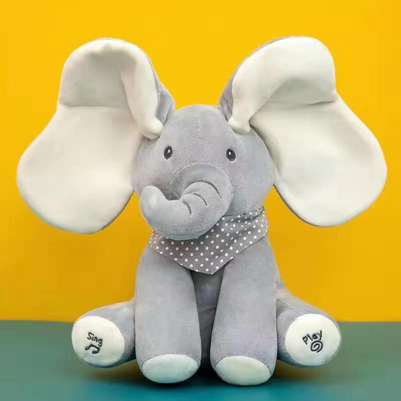 Interactive Elephant Plushie – Peekaboo Play