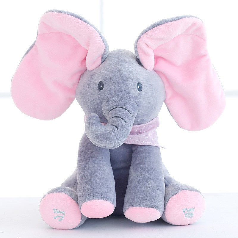 Interactive Elephant Plushie – Peekaboo Play