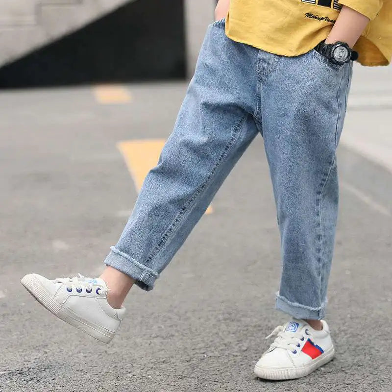 Boys Denim Pants - Trendy Spring Fashion for Kids