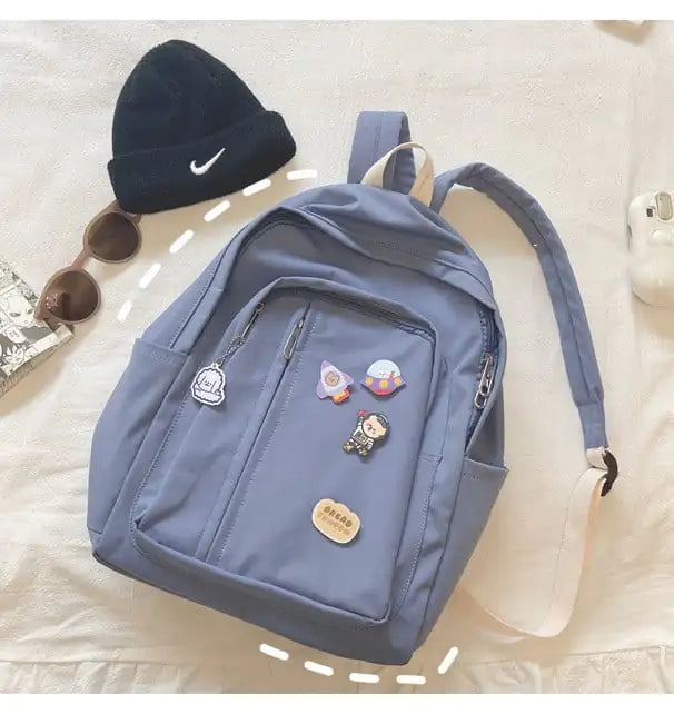 Korean Harajuku Style Backpack for Middle School Girls