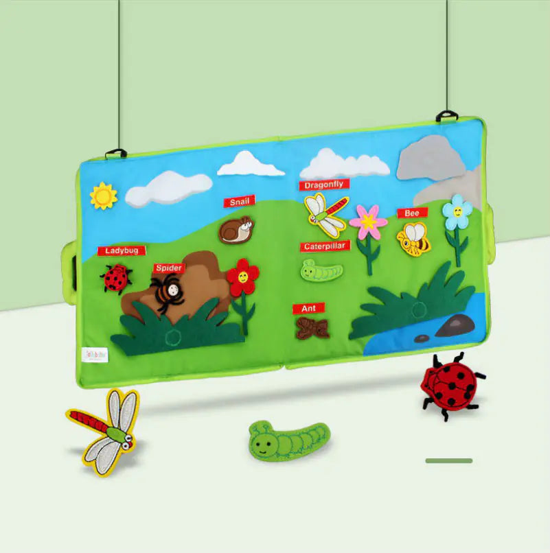 Baby Early Education Animal Fabric Book for Parents
