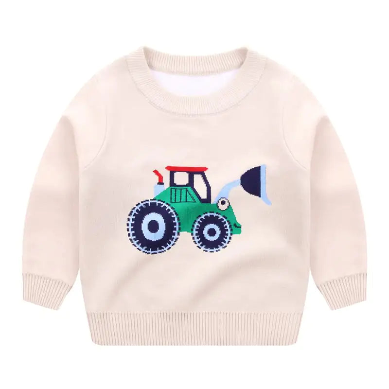 Cute Cartoon Cotton Sweaters for Boys and Children