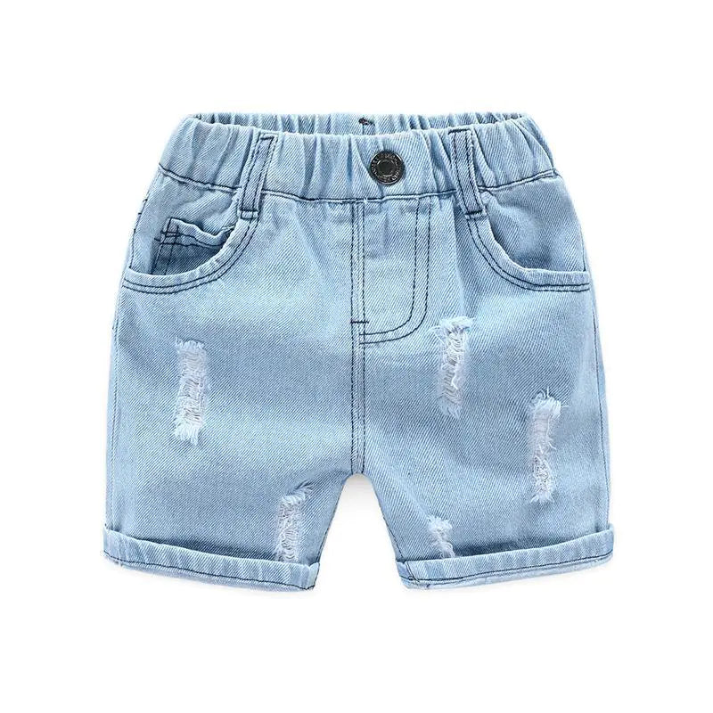 Boys' Ripped Beach Denim Shorts