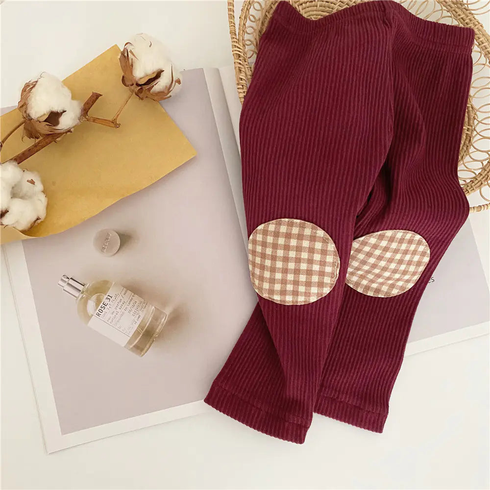 Baby Girl's Patch Leggings