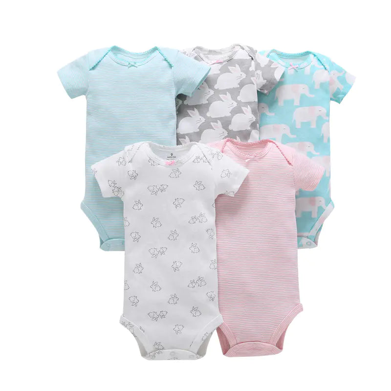 Bright & Comfy Infant Romper Bundle (5pc)