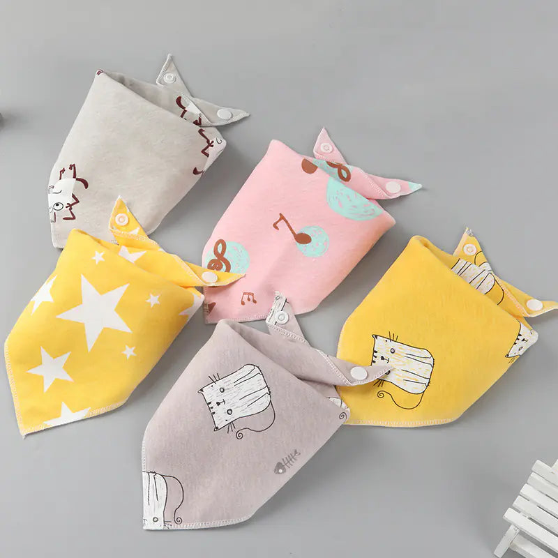 Chic Cotton Baby Bibs & Burp Scarves