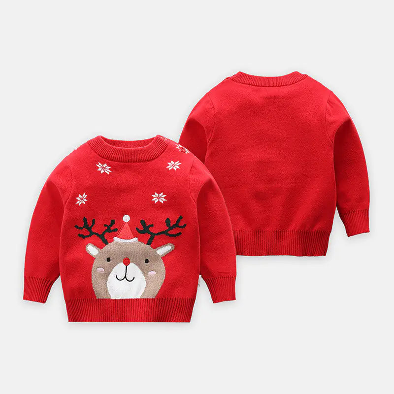 Infant Round Neck Warm Sweater