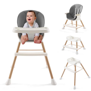 6 in 1 Convertible Infant Baby Feeding High Chair