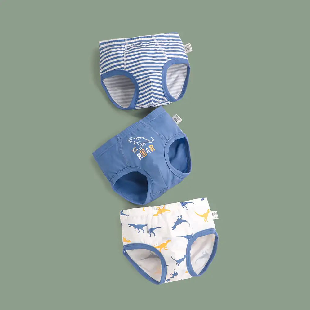 Cartoon Dinosaur Print Baby Trousers for Boys