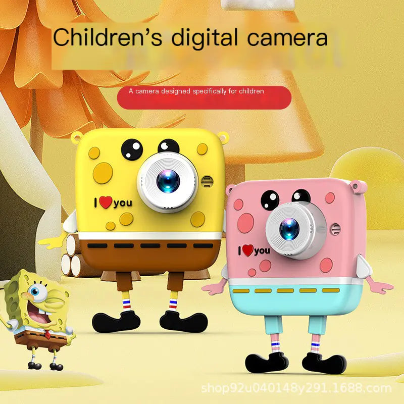 New Kids' HD Digital Cartoon Camera for School Use