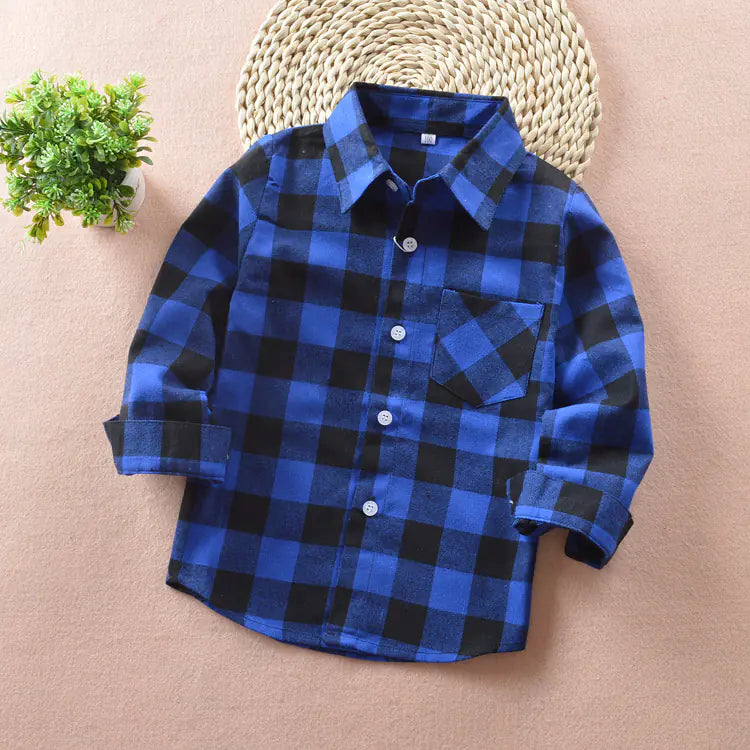 Boys' Checkered Shirt