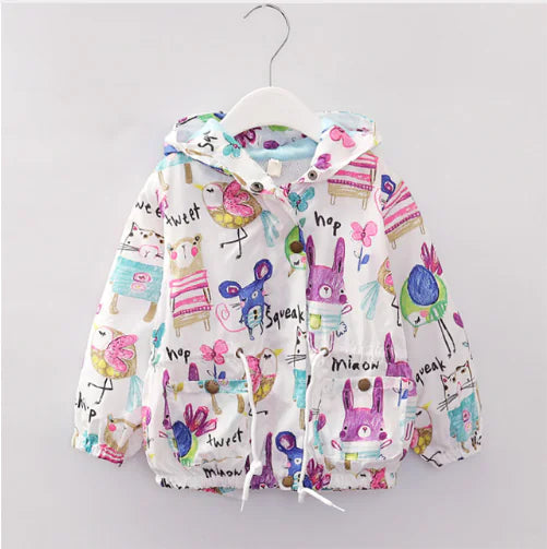 Kids' Casual Hooded Jackets in Gray and Blue