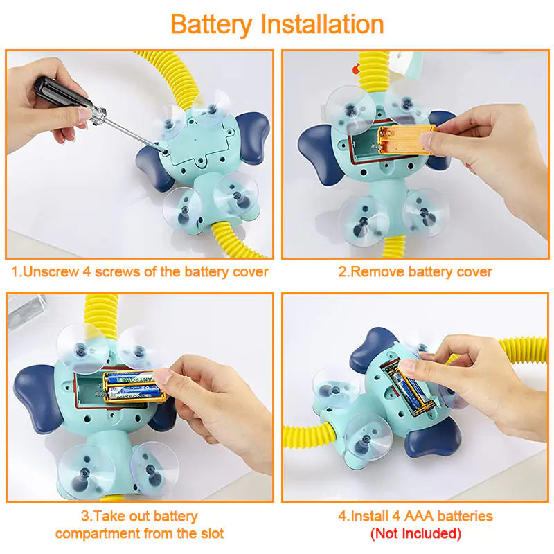 Elephant Water Fun Bath Toy
