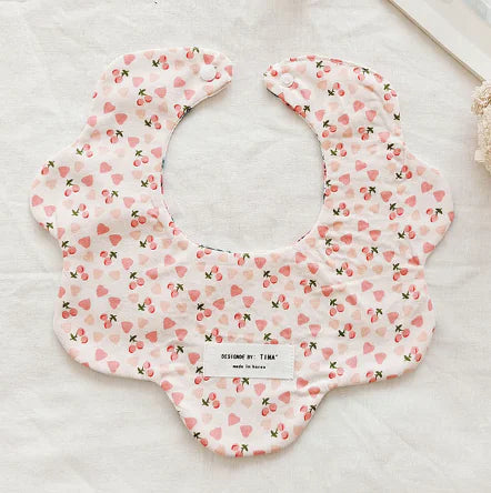 Floral Reversible Baby Bibs & Cloths Set