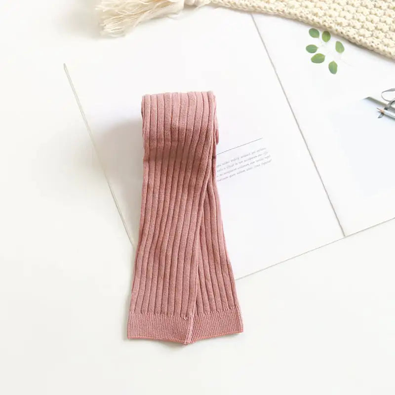 Candy Colored Double Needle Baby Leggings