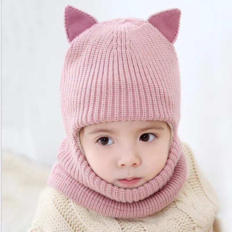 Baby Winter Scarf and Hat Set