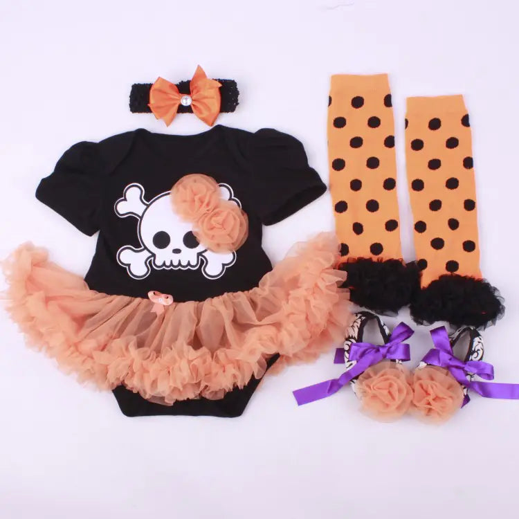 Infant Skeleton Halloween Costume Set