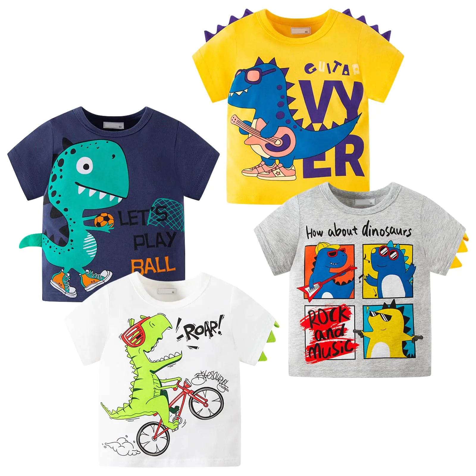 Boys' Short-Sleeve Graphic Tees 4-Pack
