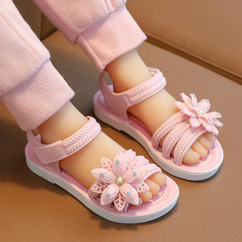 Girls' Comfy Non-Slip Princess Sandals
